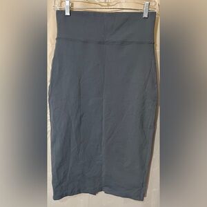bebe Charcoal Midi Pencil Skirt Size SP (Like New)